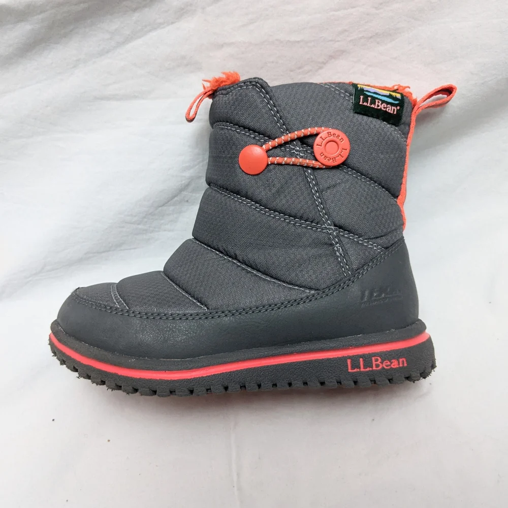 L.L. Bean Toddler Light Weight Insulated Snow Boots Size 9